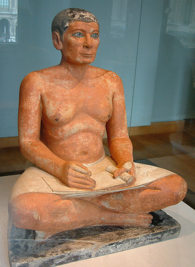 Statuette d'un scribe égyptien